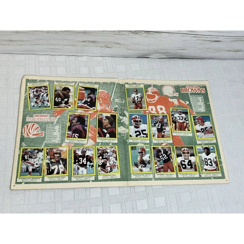 1982 Topps Football STICKER ALBUM Stickers JOE MONTANA 49ers Missing Only 2